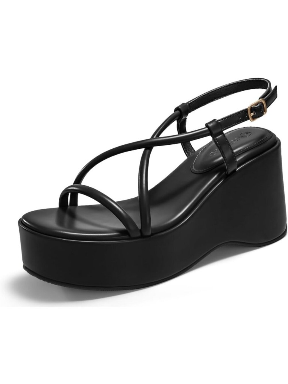Stylish Women's Platform Wedge Slingback Sandals - Comfortable Summer Footwear
